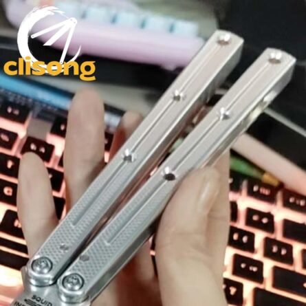 Mirror Blade Version Baliplus Krake Raken (Kraken) V3 Balisong - Image 5