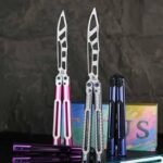 Titus Cygnus Balisong 7075 Aluminum Handle - Image 3