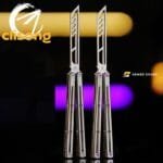 New Armed Shark Titanium Krake Raken (Kraken) V3 Balisong