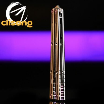 New Armed Shark Titanium Krake Raken (Kraken) V3 Balisong - Image 3