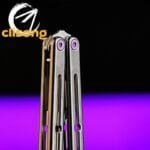 New Armed Shark Titanium Krake Raken (Kraken) V3 Balisong - Image 5