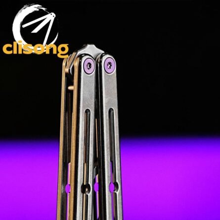 New Armed Shark Titanium Krake Raken (Kraken) V3 Balisong - Image 5