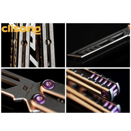 New Armed Shark Titanium Krake Raken (Kraken) V3 Balisong - Image 8