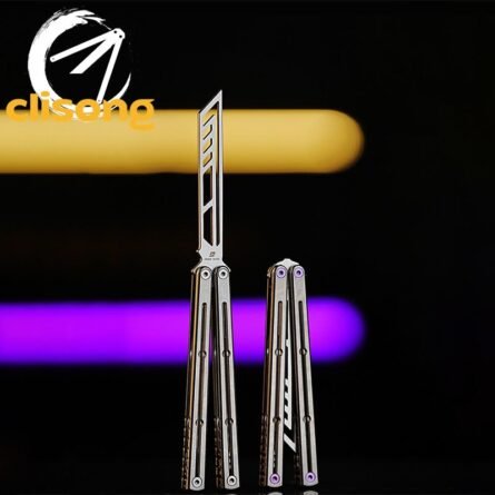 New Armed Shark Titanium Krake Raken (Kraken) V3 Balisong - Image 9