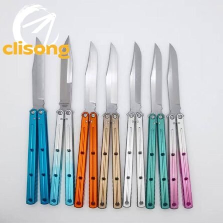 Titus Kraken V3 Balisong 7075 Aluminum False Edge - Image 3