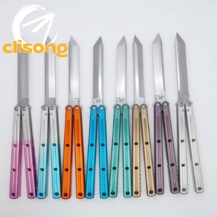 Titus Kraken V3 Balisong 7075 Aluminum False Edge - Image 6