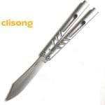 Titus BRS Latchless Titanium Channel Alpha Beast (CHAB) Balisong - Image 17