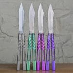 Titus BRS Latchless Titanium Channel Alpha Beast (CHAB) Balisong - Image 4