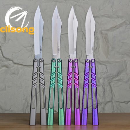 Titus BRS Latchless Titanium Channel Alpha Beast (CHAB) Balisong