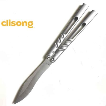 Titus BRS Latchless Titanium Channel Alpha Beast (CHAB) Balisong - Image 5