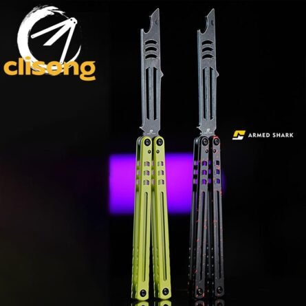 ARMED SHARK Steel Madko Balisong - Image 8