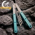 Baliplus Krake Raken (Kraken) V3 Balisong Trainer Glossy Side Slot Version - Image 2