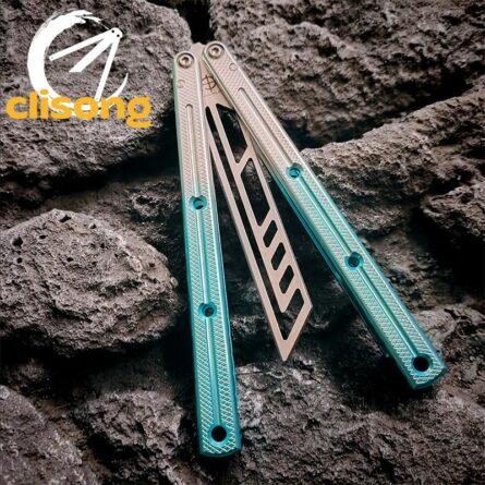 Baliplus Krake Raken (Kraken) V3 Balisong Trainer Glossy Side Slot Version - Image 2