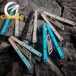 Baliplus Krake Raken (Kraken) V3 Balisong Trainer Glossy Side Slot Version - Image 3