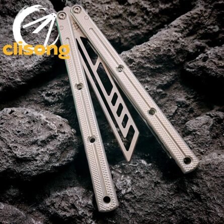 Baliplus Krake Raken (Kraken) V3 Balisong Trainer Glossy Side Slot Version - Image 4