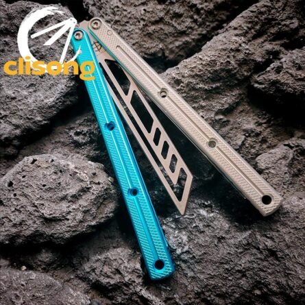 Baliplus Krake Raken (Kraken) V3 Balisong Trainer Glossy Side Slot Version - Image 6