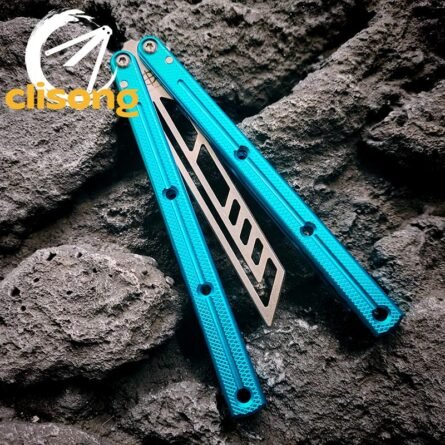 Baliplus Krake Raken (Kraken) V3 Balisong Trainer Glossy Side Slot Version - Image 5