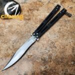 Theone HOM Basilisk Balisong G10 Patch+Titanium Lining Handle - Image 3