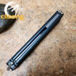 Theone HOM Basilisk Balisong G10 Patch+Titanium Lining Handle - Image 8