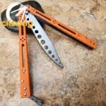 Theone HOM Basilisk Balisong G10 Patch+Titanium Lining Handle - Image 10