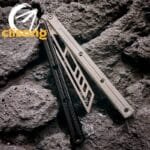 Baliplus Krake Raken (Kraken) V3 Balisong Trainer Glossy Side Slot Version - Image 7