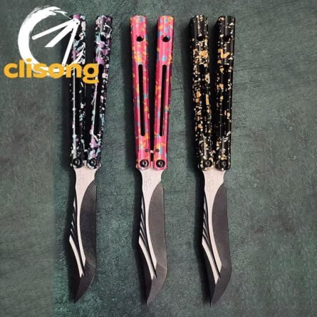 Banshu Aluminum Orca V2 Balisong False Edge - Image 2