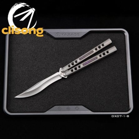 Maxace & Balibalistic Snowy Owl Balisong – Original Design - Image 7