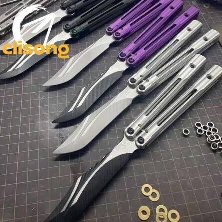 Banshu Aluminum Orca V2 Balisong False Edge - Image 4
