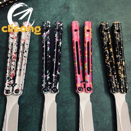 Banshu Aluminum Orca V2 Balisong False Edge - Image 17