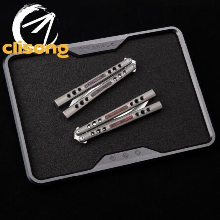 Maxace & Balibalistic Snowy Owl Balisong – Original Design - Image 3