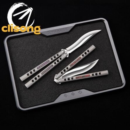 Maxace & Balibalistic Snowy Owl Balisong – Original Design - Image 4
