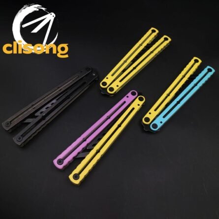 XDYY Krake Raken (Kraken) V3 Balisong – Stainless Steel with Ceramic Coating and Luminous Silicone Parts - Image 9