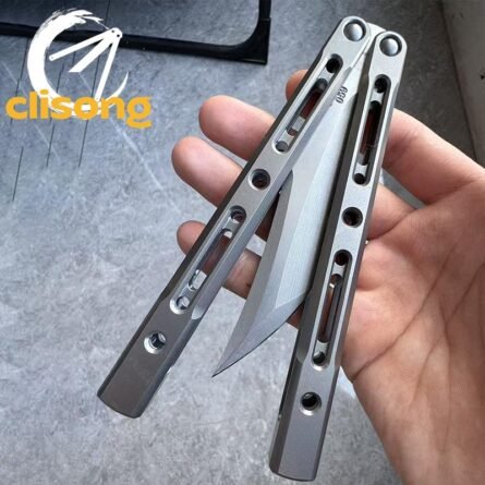 NEW Monarch V1 clone Titanium alloy-handle Balisong