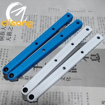 Cold blade Krake Raken (Kraken) V3 Balisong – Stepped, Glazed & Brushed Blade | 7075 Aluminum Handles with Ceramic Coating - Image 4