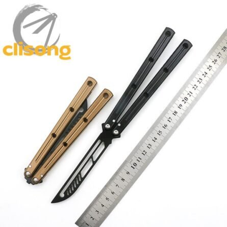 SF Krake Raken V2.5 Balisong Trainer with Glossy Coating - Image 9