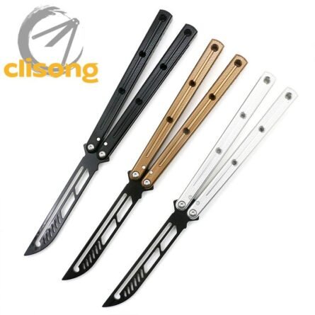 SF Krake Raken V2.5 Balisong Trainer with Glossy Coating - Image 11