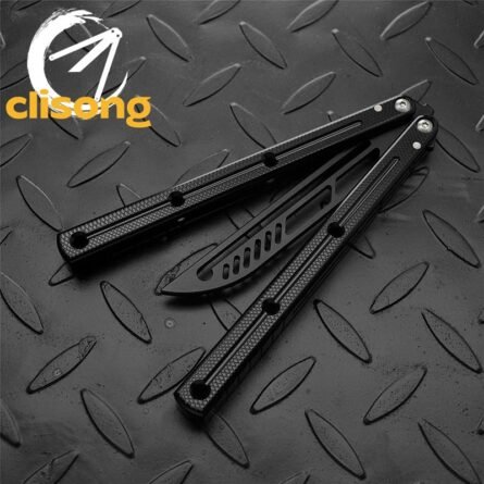 SF Krake Raken V2.5 Balisong Trainer with Glossy Coating - Image 5