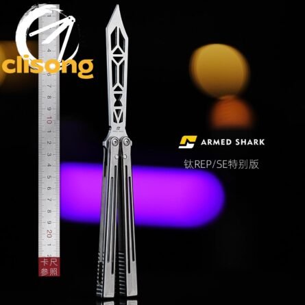 ARMED SHARK Titanium Handle Replicant Balisong - Image 2