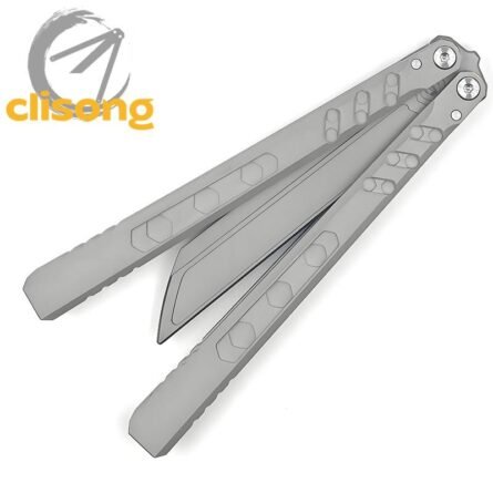 Cold Blade Hex Balisong  – 7075 Aluminum Handles with Bushing System - Image 4