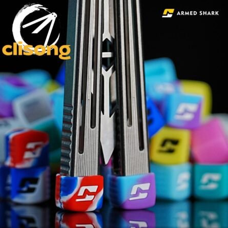 ARMED SHARK Balisong Knife Night Glow Silicone Protector - Image 5