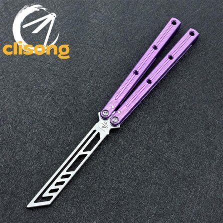 Baliplus Krake Raken (Kraken) V3 Balisong Trainer Glossy Side Slot Version