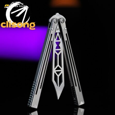 ARMED SHARK Titanium Handle Replicant Balisong