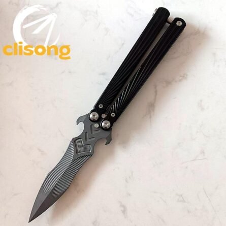 Alliance Avenger Balisong | False Edge with Step Blade Design - Image 9