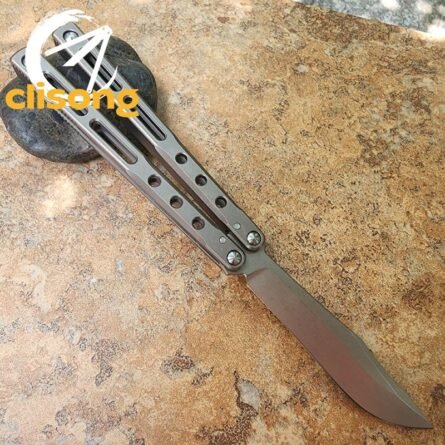 Theone Regime Balisong Clone Titanium Handle - Image 6