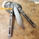 Theone Regime Balisong Clone Titanium Handle - Image 9