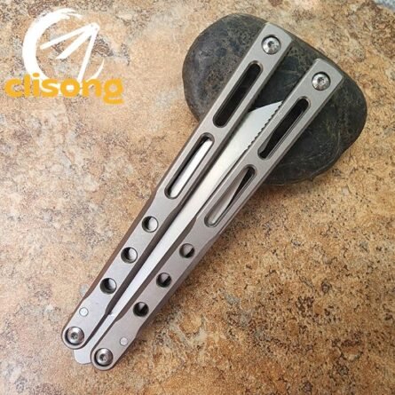 Theone Regime Balisong Clone Titanium Handle - Image 10