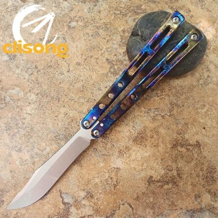 Theone Regime Balisong Clone Titanium Handle - Image 3