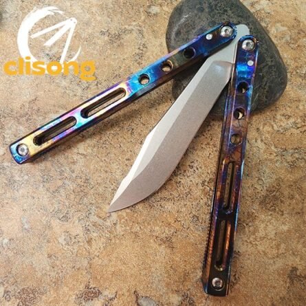 Theone Regime Balisong Clone Titanium Handle - Image 2