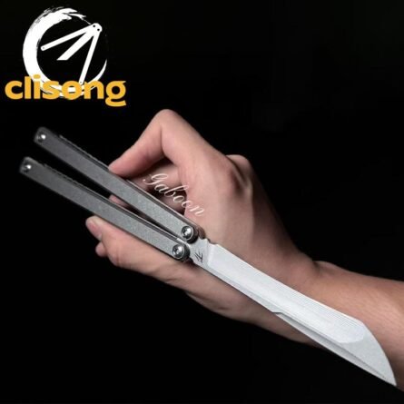 Baliplus Gaboon Balisong Titanium Handle