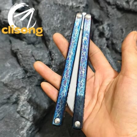 Baliplus Gaboon Balisong Titanium Handle - Image 7
